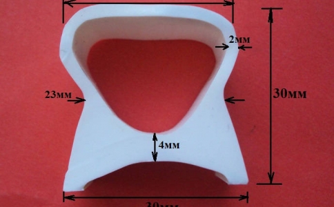 Уплотнительный профиль из силиконовой резины 30х30мм