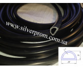 Ущільнювач гумовий D-подібний 15×20 мм